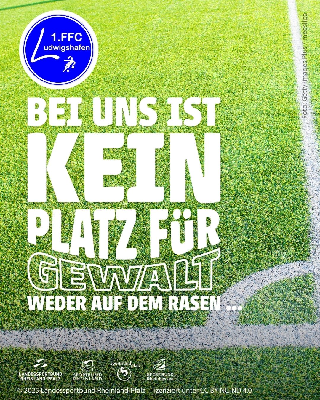 Info des 1.FFC Ludwigshafen zur Aktion : Kein Platz für Gewalt